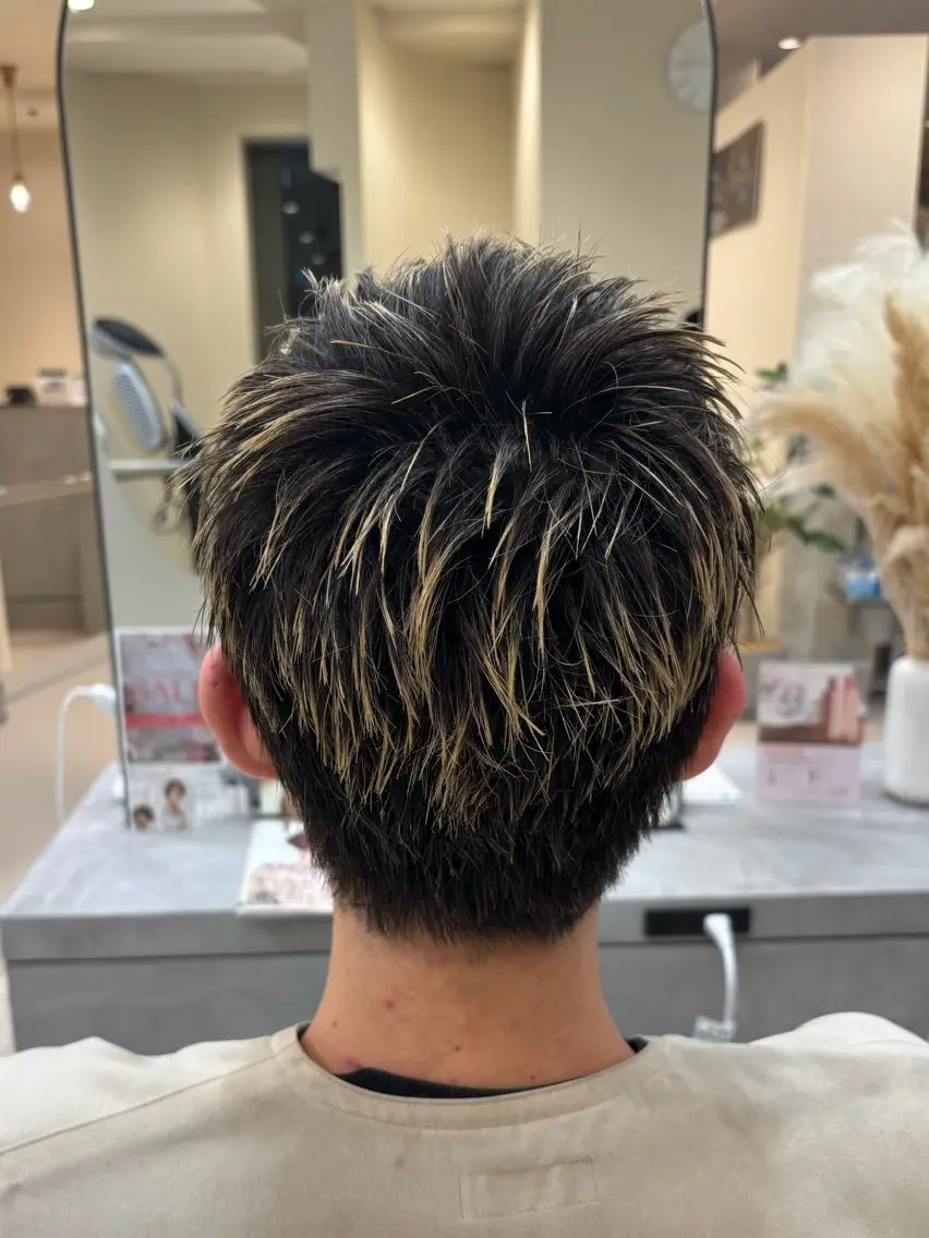ショート メンズ スパイキーショート 刈り上げ ショートヘア 🌟メンズカット🌟 /川口花音/西葛西のヘアスタイル