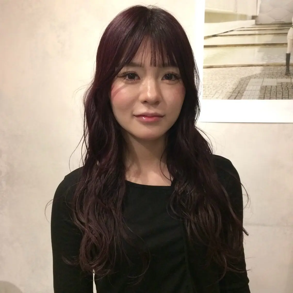 ロング カラー ヘアカラー Fuka 大阪狭山市美容室のヘアスタイル