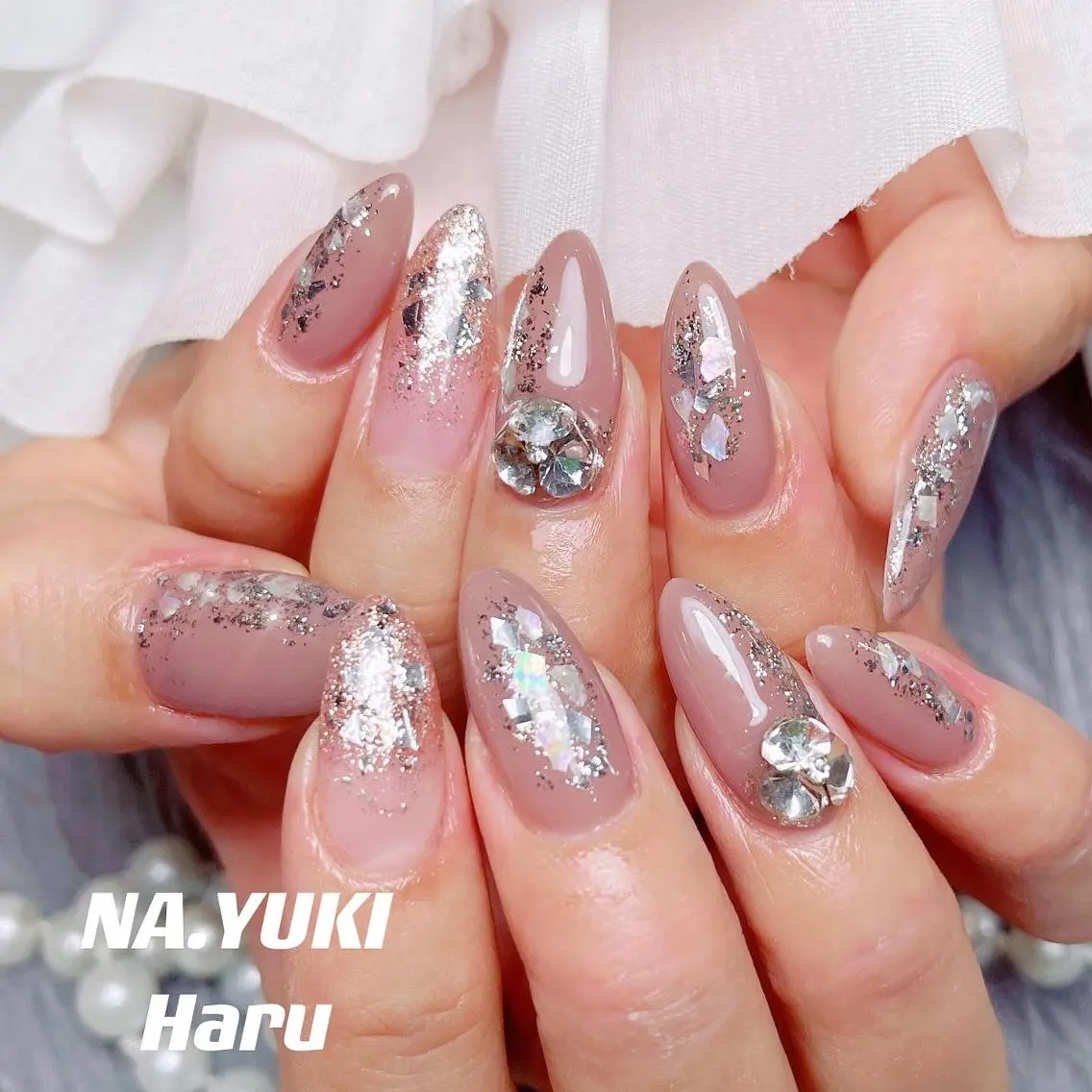 ネイル ロング ハンドネイル ハンドケア ナユキNA.YUKI 池袋店のネイルデザイン
