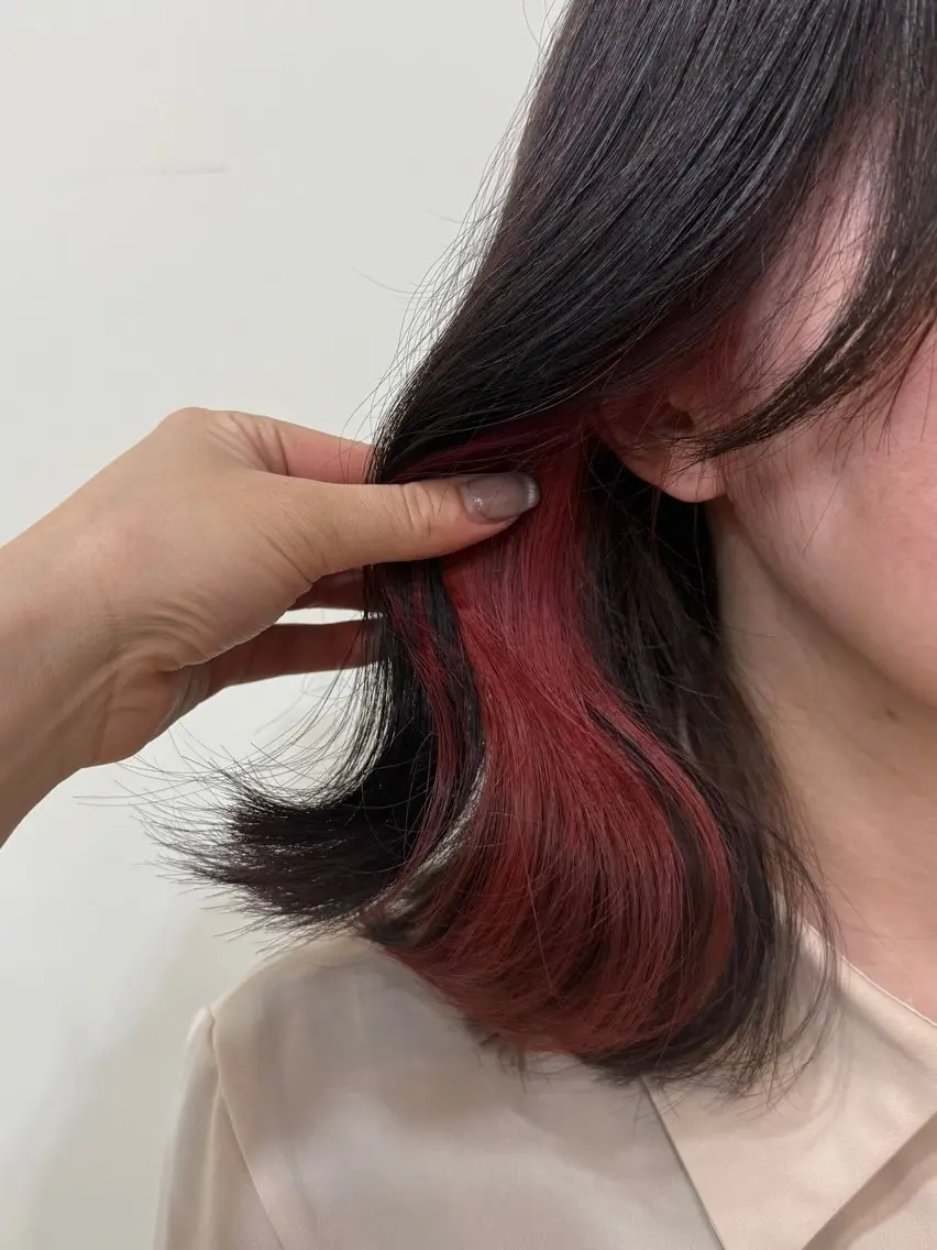 カラー ヘアカラー 中村 朱沙のヘアスタイル