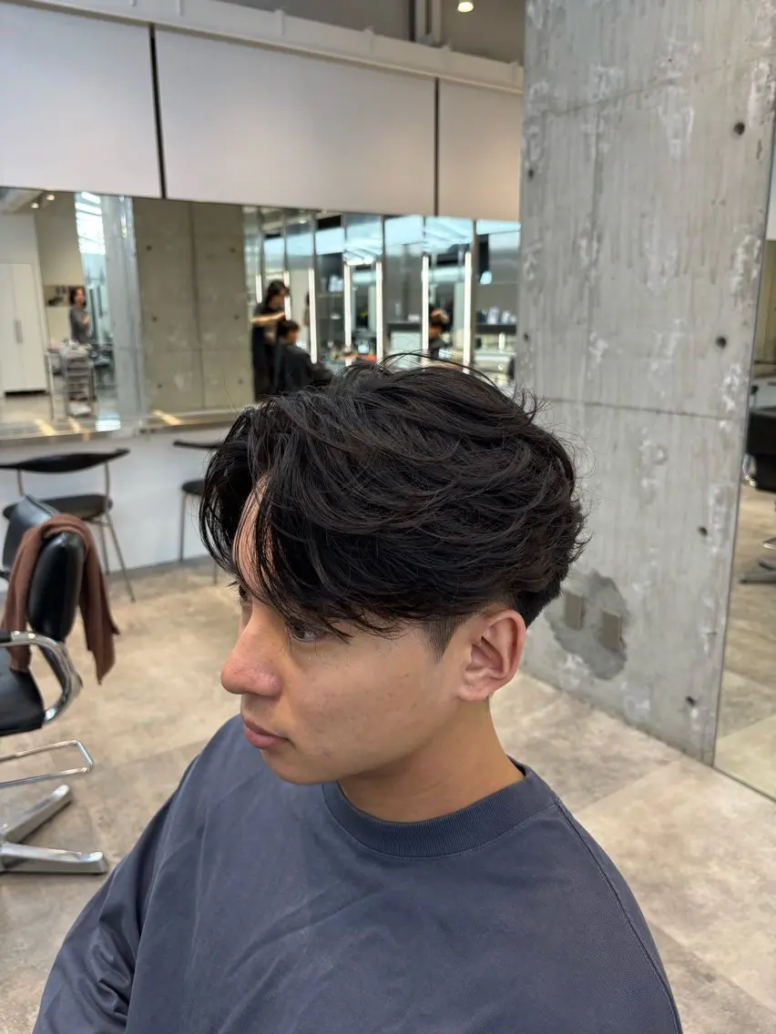 ショート パーマ カット パーマ 【fifth】上條 巧真のヘアスタイル
