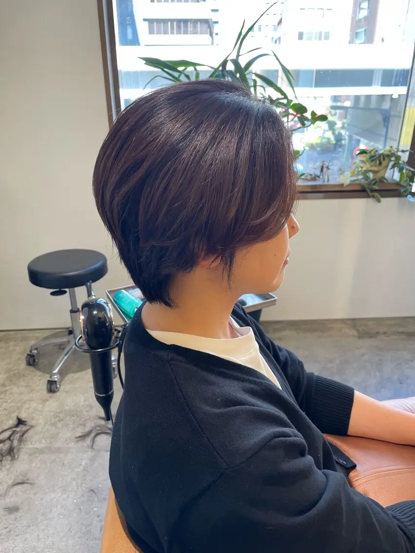 ショート 似合わせカット ショートヘア 銀座骨格診断似合わせ 美容師中島年紀のヘアスタイル