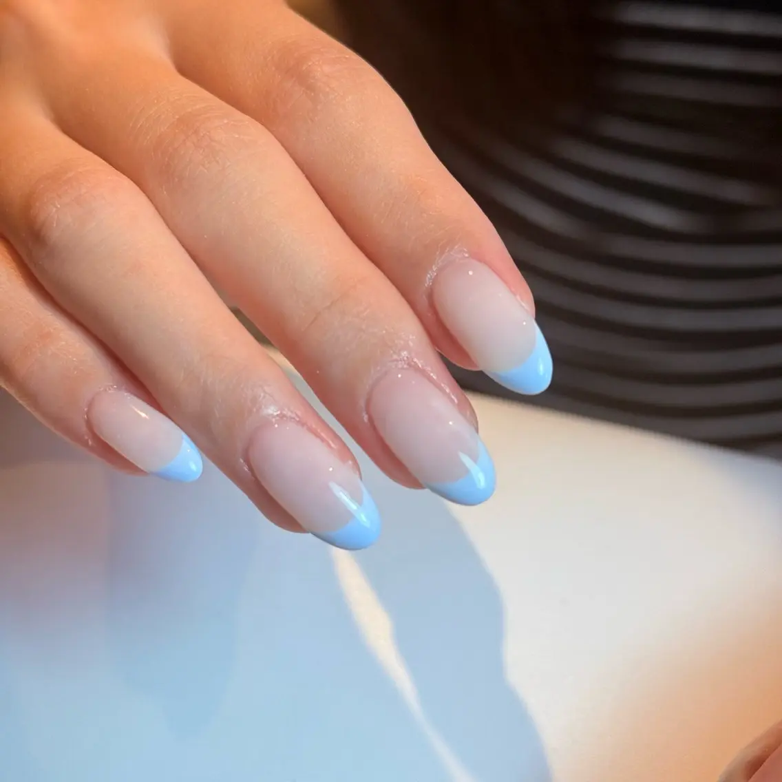 ネイル アートネイル チークネイル フレンチネイル グラデーション キラキラネイル ハンドネイル Risa_ Nailのネイルデザイン