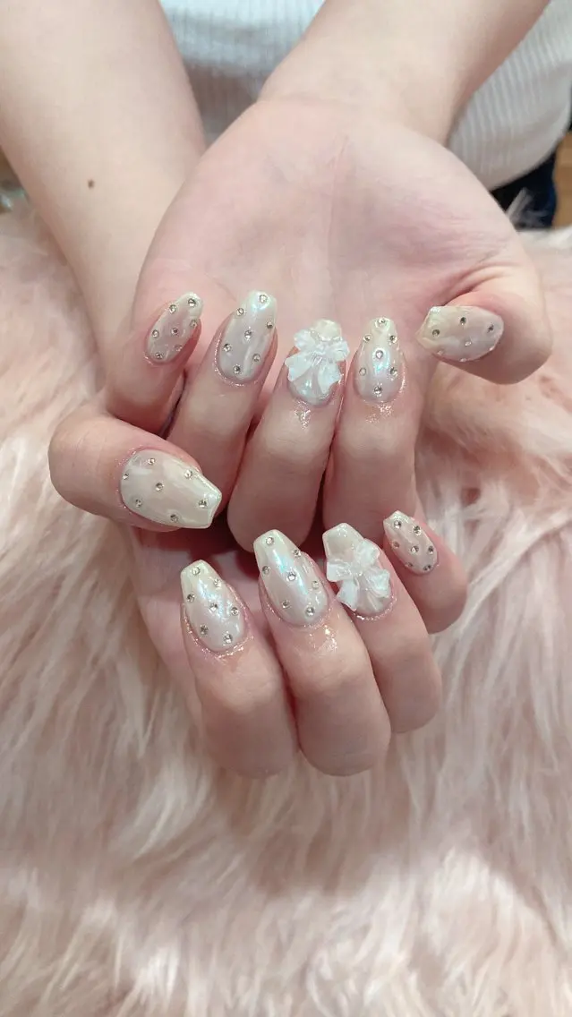 ネイル crystal ⭐︎ colorのネイルデザイン