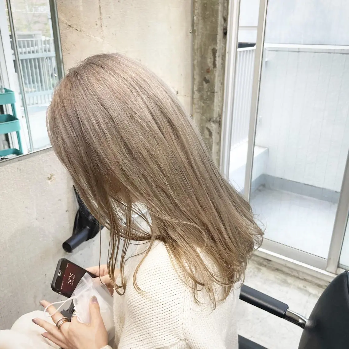 ロング カラー ヘアカラー トリートメント ハッシュカット/ハイ トーン/HIROKIのヘアスタイル