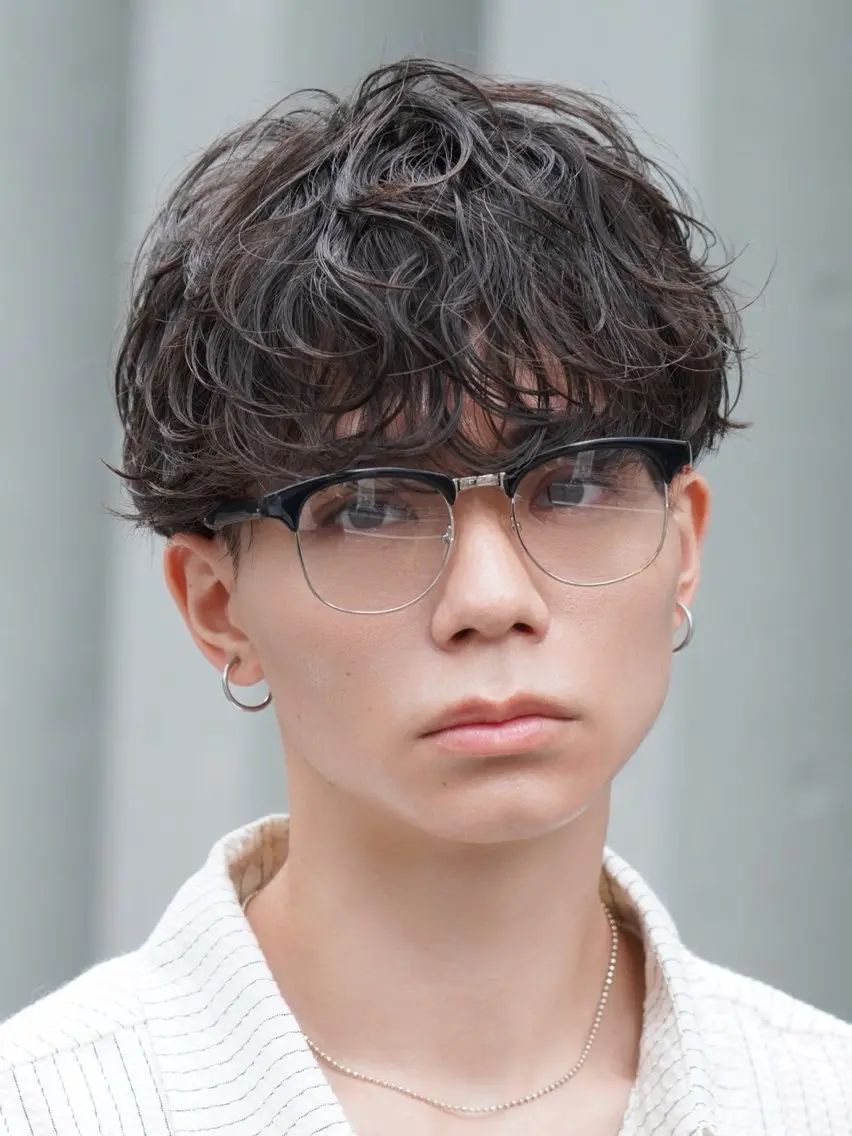 パーマ メンズ メンズパーマ カット パーマ 名古屋シャドウパーマ 竜太朗のヘアスタイル
