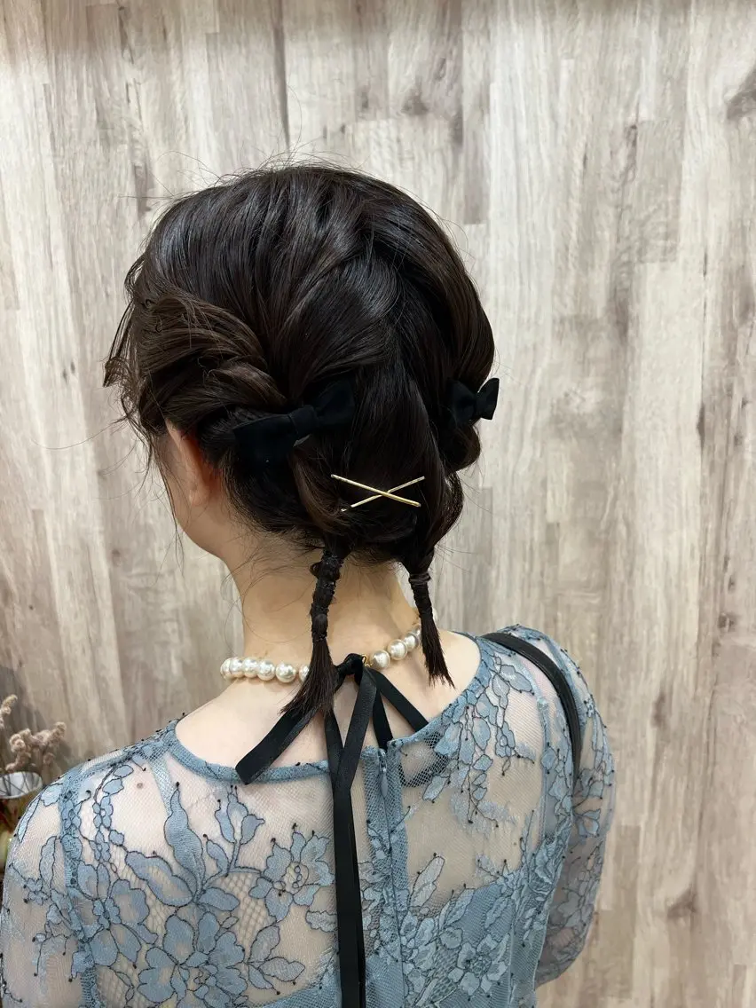 ネイル ヘアセット ヘアメイクネイリスト hidemi中目黒のヘアスタイル