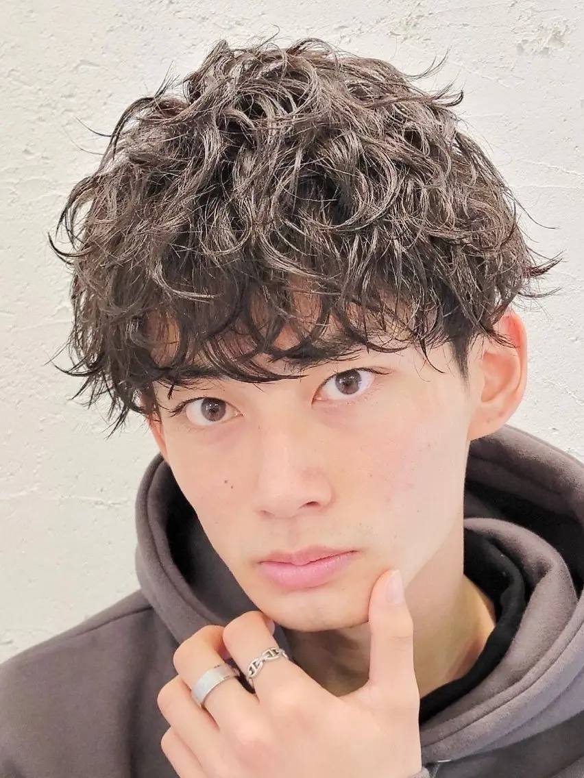 ショート パーマ カット パーマ fifth/メンズ/ シャドウパーマ/星七のヘアスタイル