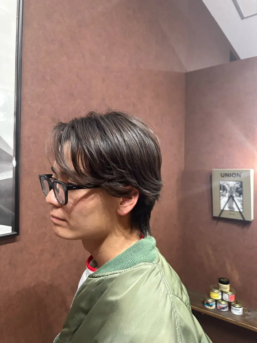 メンズカット＋炭酸ソーダシャンプースパの写真