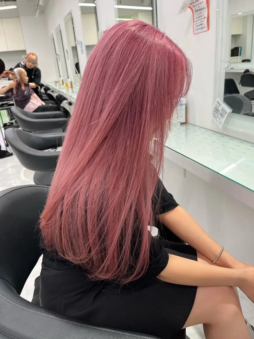 カラー ヘアカラー トリートメント ヘッドスパ ヘアセット ブリーチなし透明感 💗RYOTAのヘアスタイル