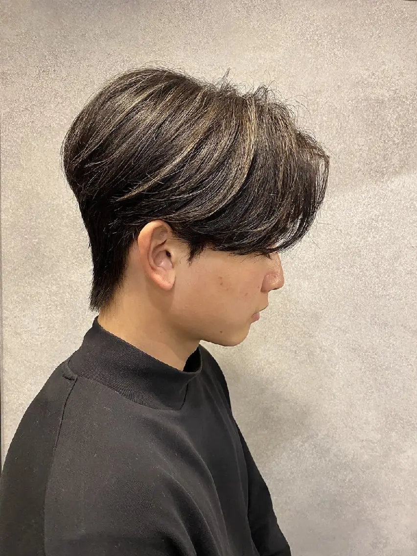 ショート メンズ パーマ パーマ 本間 郁梨のヘアスタイル