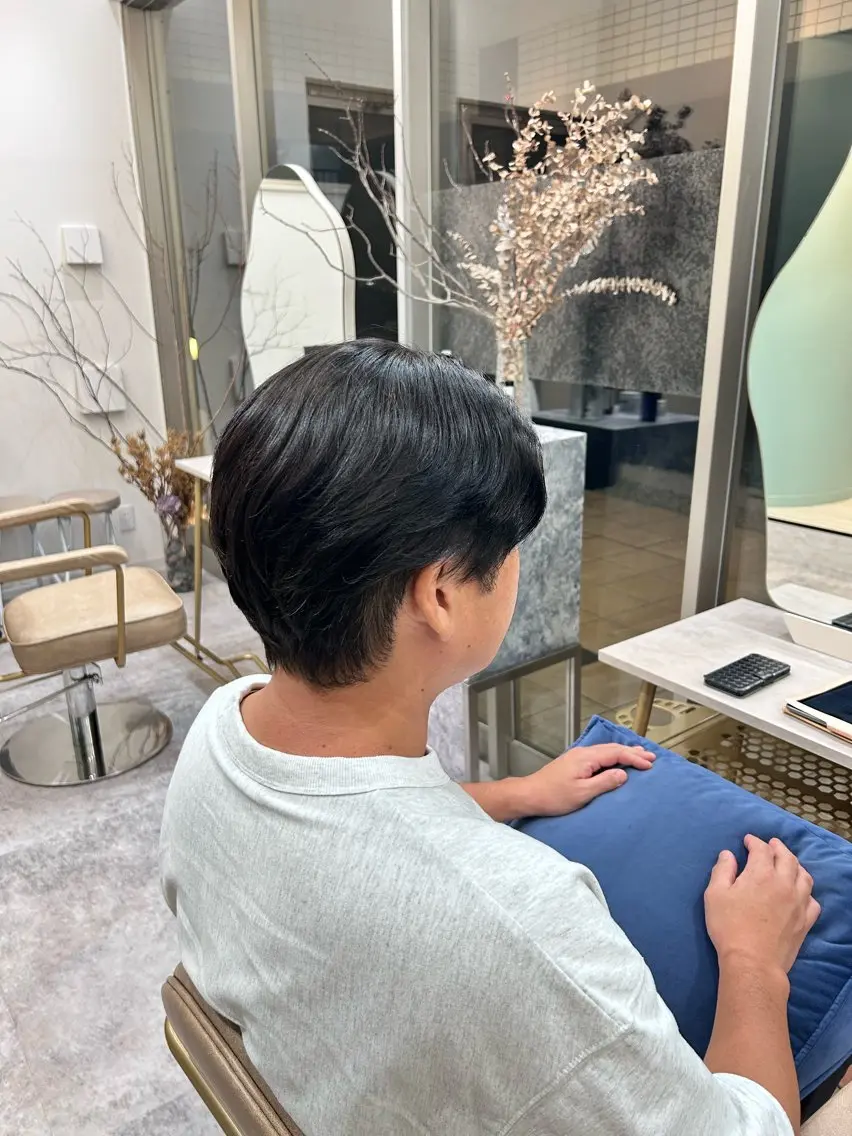 メンズ 縮毛矯正 LOA Ririのヘアスタイル