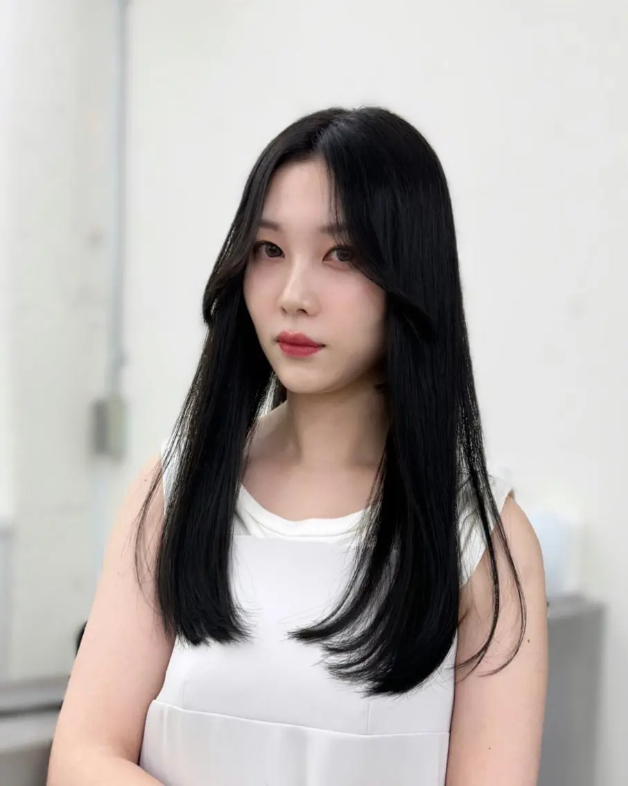 ロング カラー カット ヘアカラー トリートメント 🦋韓国系指名No1 店長/圓山 祐也🦋のヘアスタイル