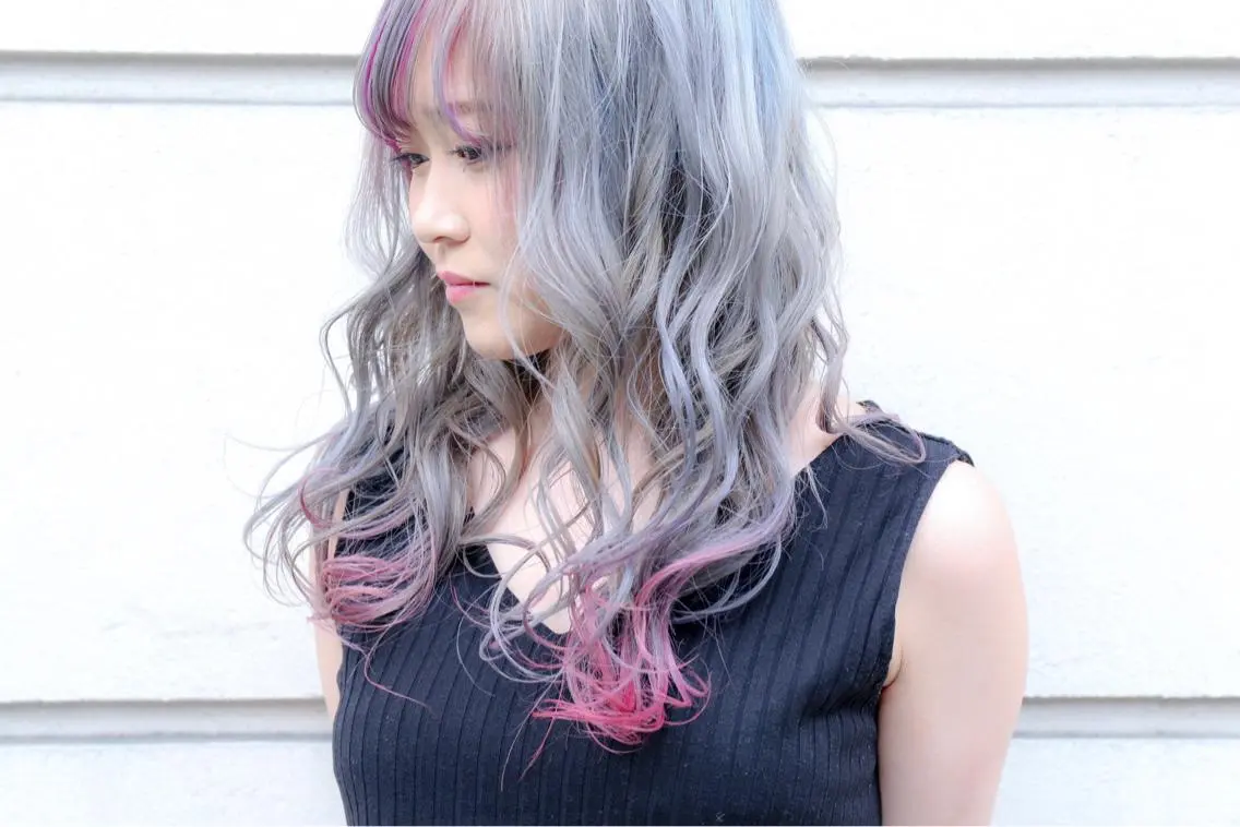 ロング カラー &.TIGRE 永野成知のヘアスタイル