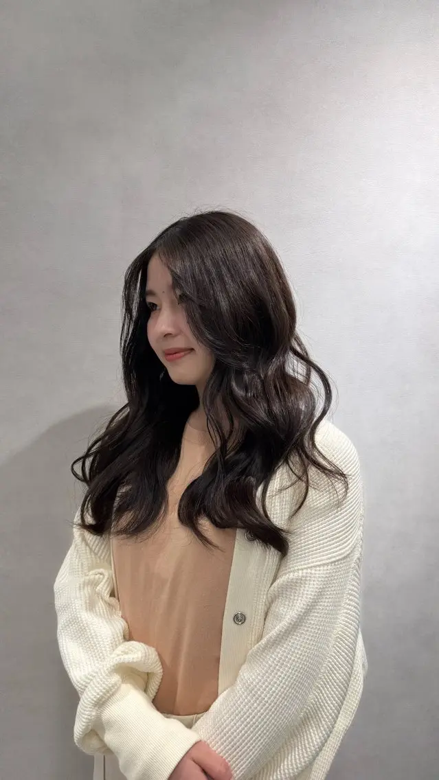 ロング ヘアカラー トリートメント ヘッドスパ モデル募集中/西梅田 naruka🍏のヘアスタイル