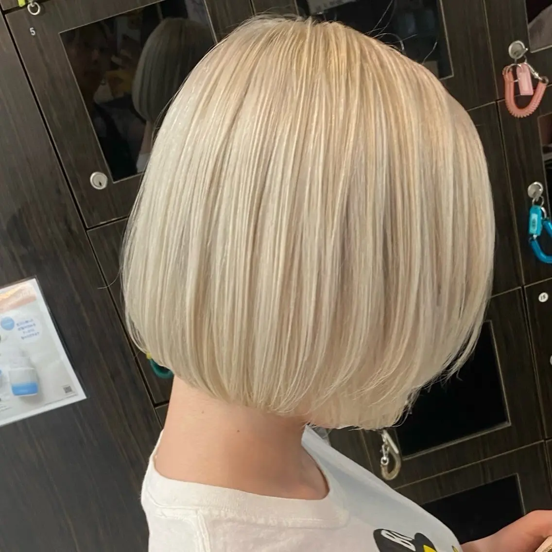 ショート ボブ 🫧ハイトーン/ ペールカラー🕊♡雛のヘアスタイル