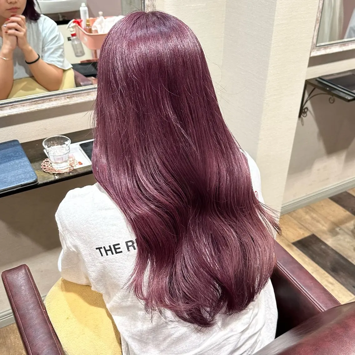 ロング カラー カット ヘアカラー トリートメント 柔らかいbeige ¦韓国¦🩰マユ🩰のヘアスタイル