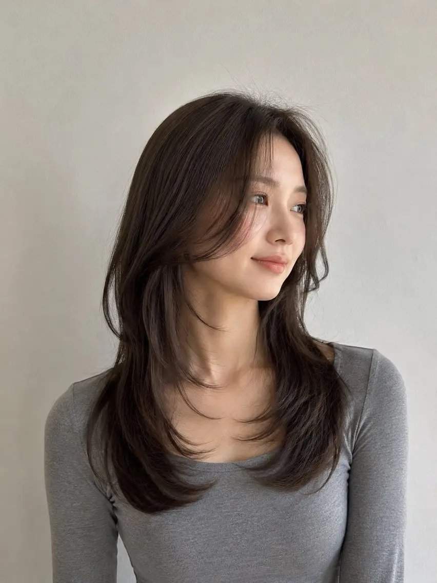 セミロング ヘアカラー トリートメント claire ema 💎酒井裕太郎のヘアスタイル
