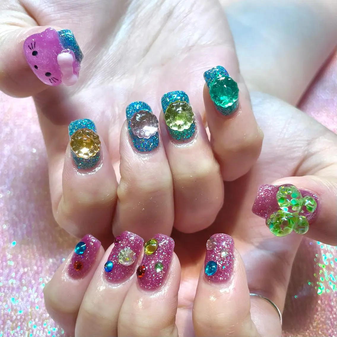 ネイル ハンドネイル Nail ヌシん家 AKANEのネイルデザイン