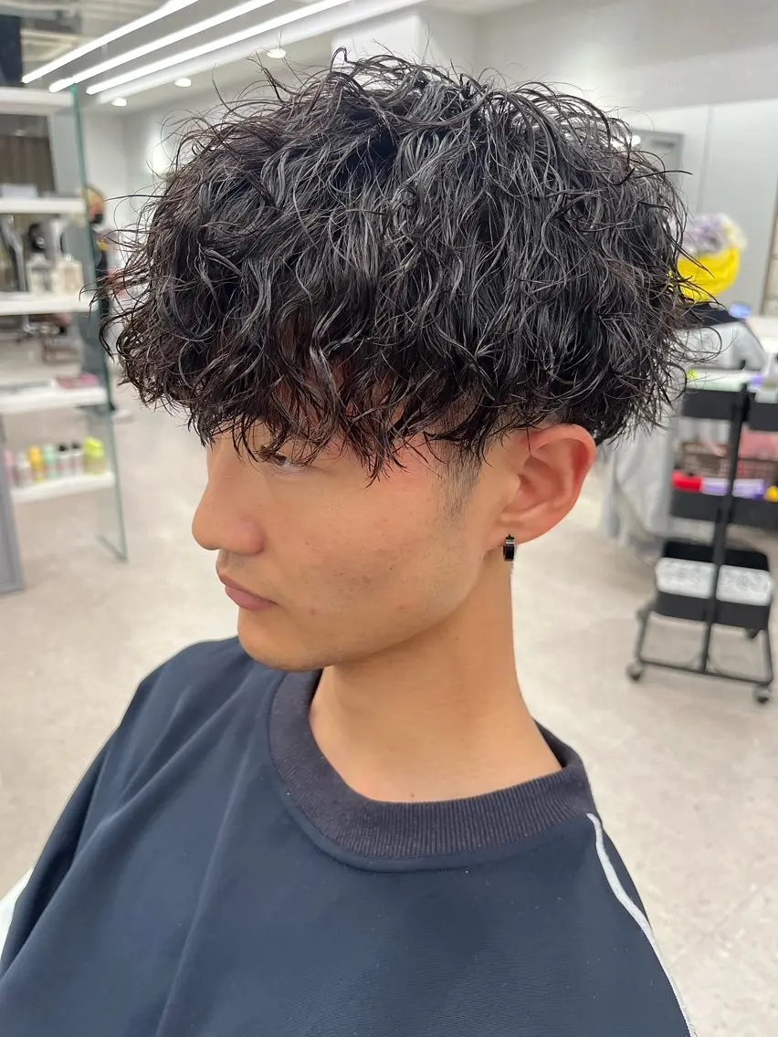 パーマ メンズ メンズパーマ 🍐シャドウパーマ メンズ特化/守岡🍐のヘアスタイル