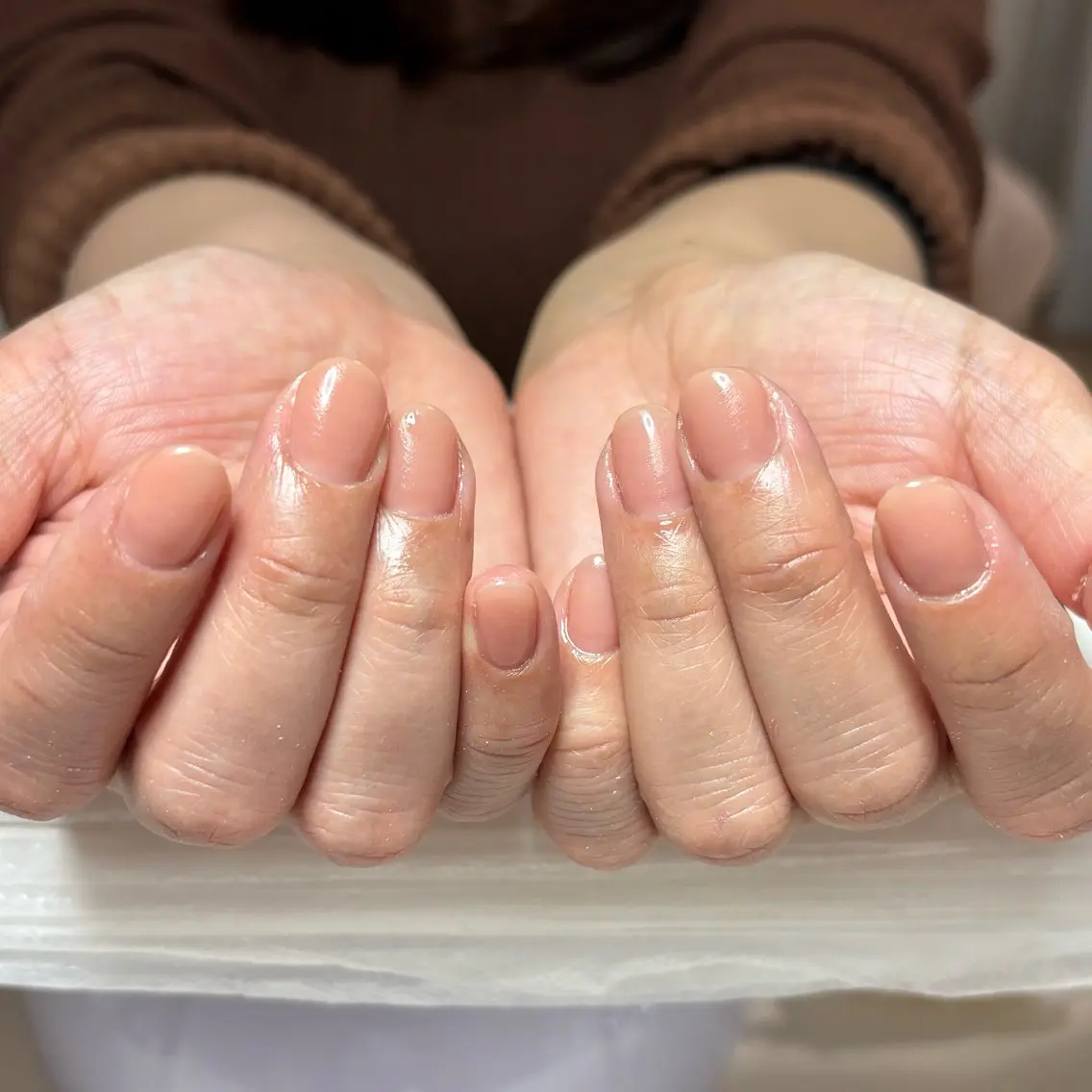 ネイル ワンカラーネイル 生田 あゆみのネイルデザイン