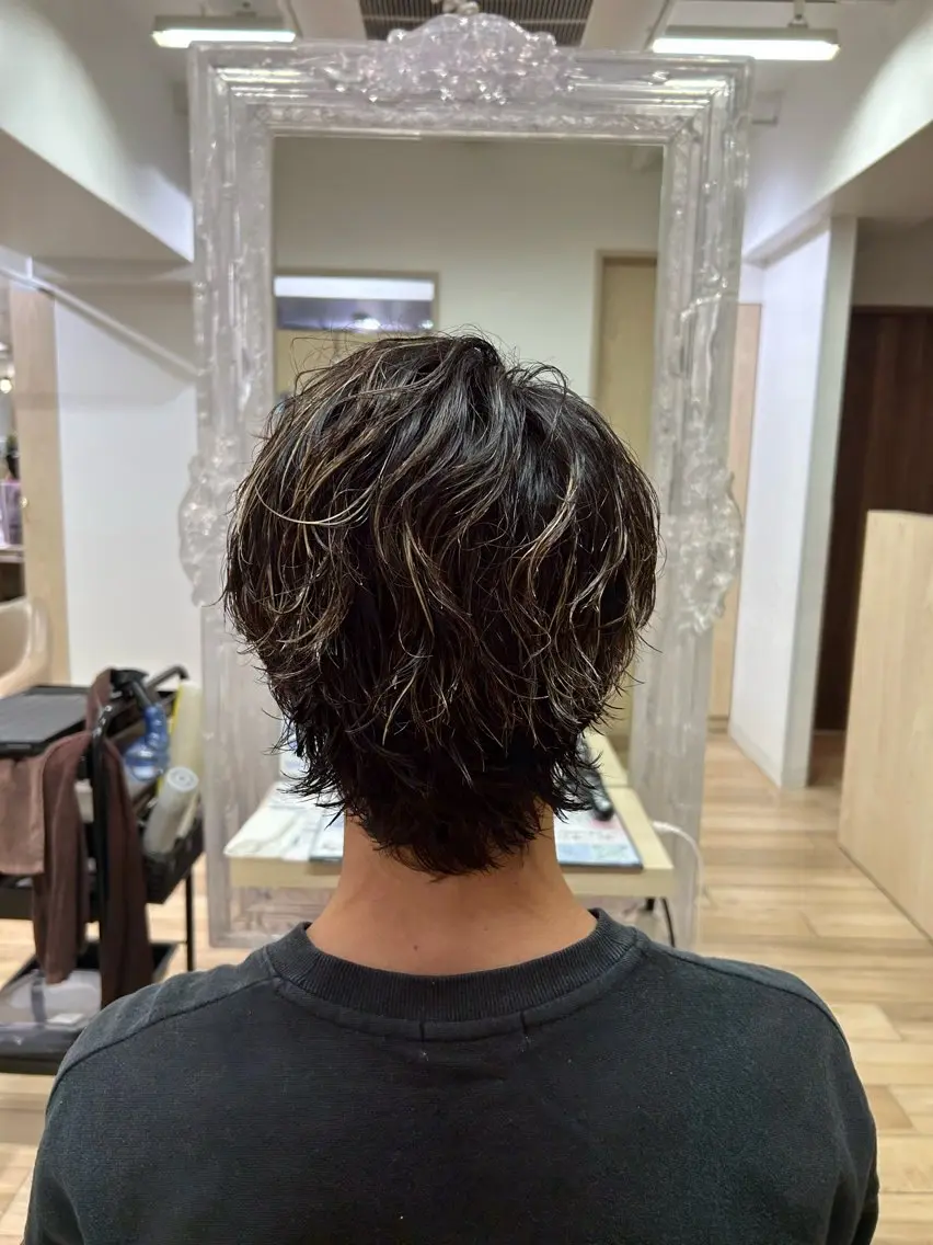 カラー パーマ メンズ カット パーマ 渡辺 大輝 メンズパーマのヘアスタイル