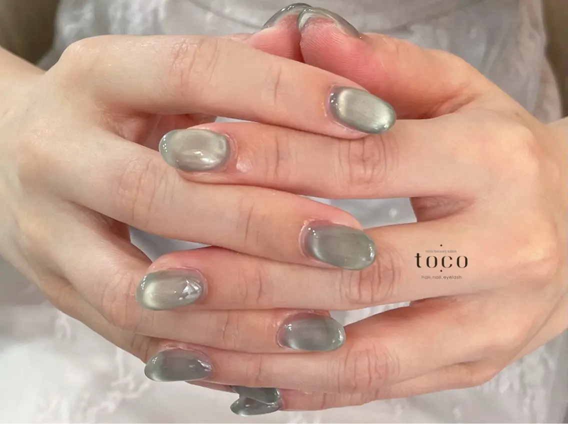 ネイル マグネットネイル toco AMUのネイルデザイン