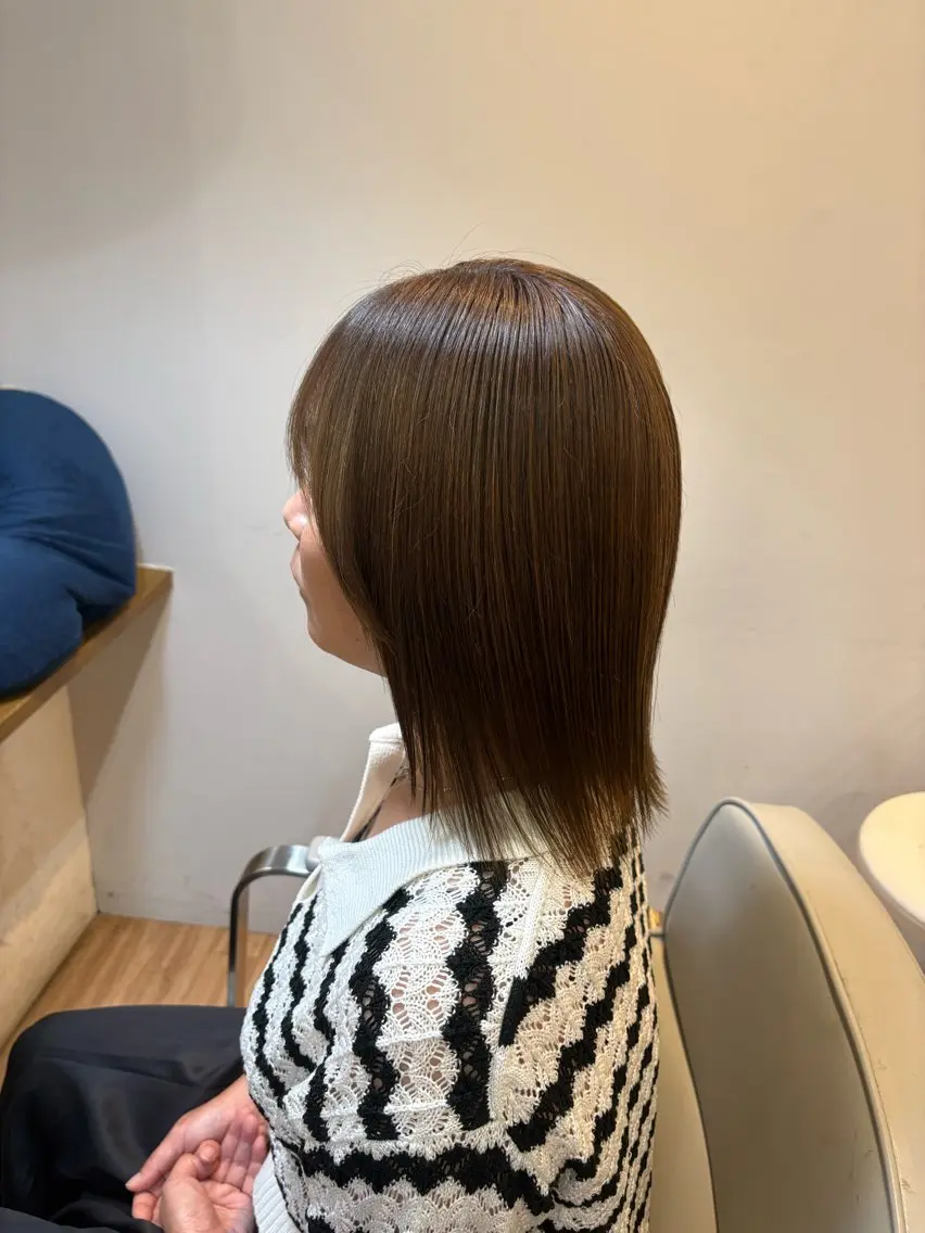 カラー カット ヘアカラー トリートメント 韓国ヘアー🇰🇷 MIWAのヘアスタイル