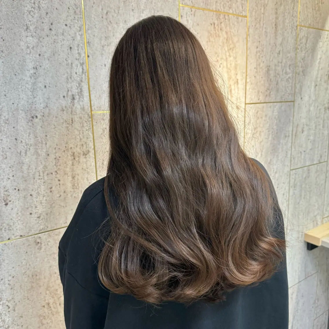 ロング カラー 髪質改善 トリートメント カット ヘアカラー トリートメント ヘッドスパ 木原良 (キハラ リョウ)のヘアスタイル