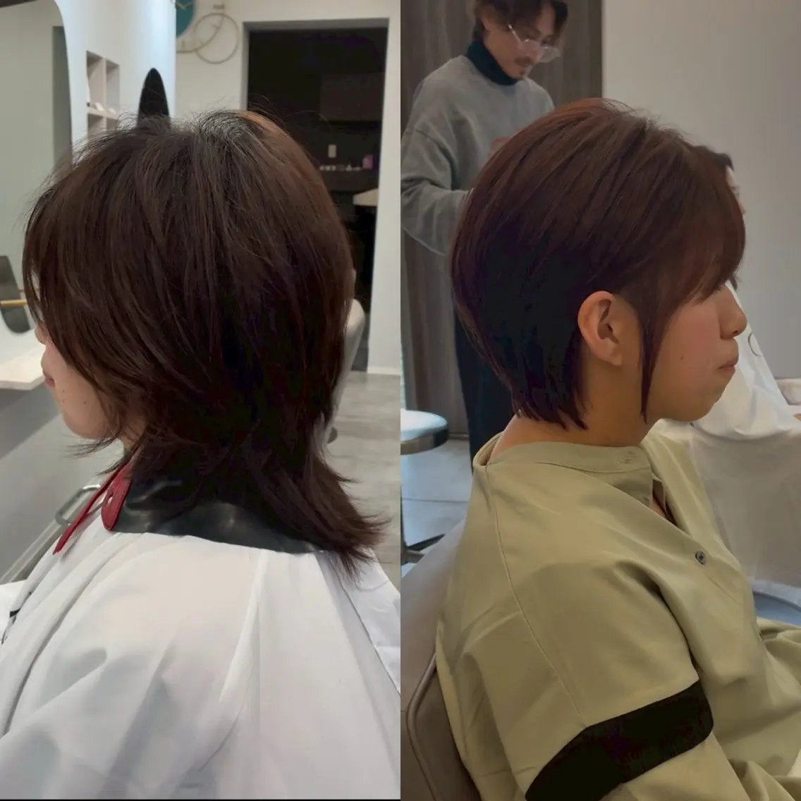 ショート ショートヘア カット ヘアカラー 白崎 龍神のヘアスタイル