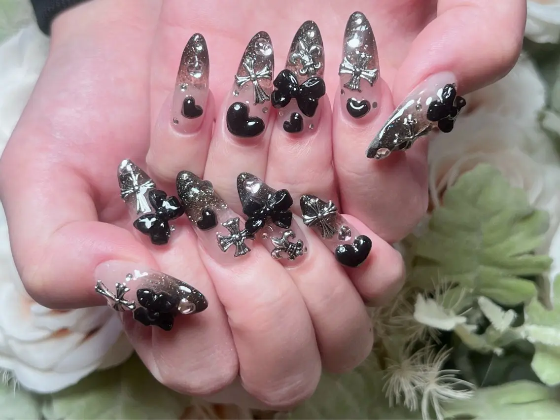 ネイル 成人式 ロングネイル マグネットネイル 持ち込み ワンカラーネイル ハンドネイル Painty nailのネイルデザイン
