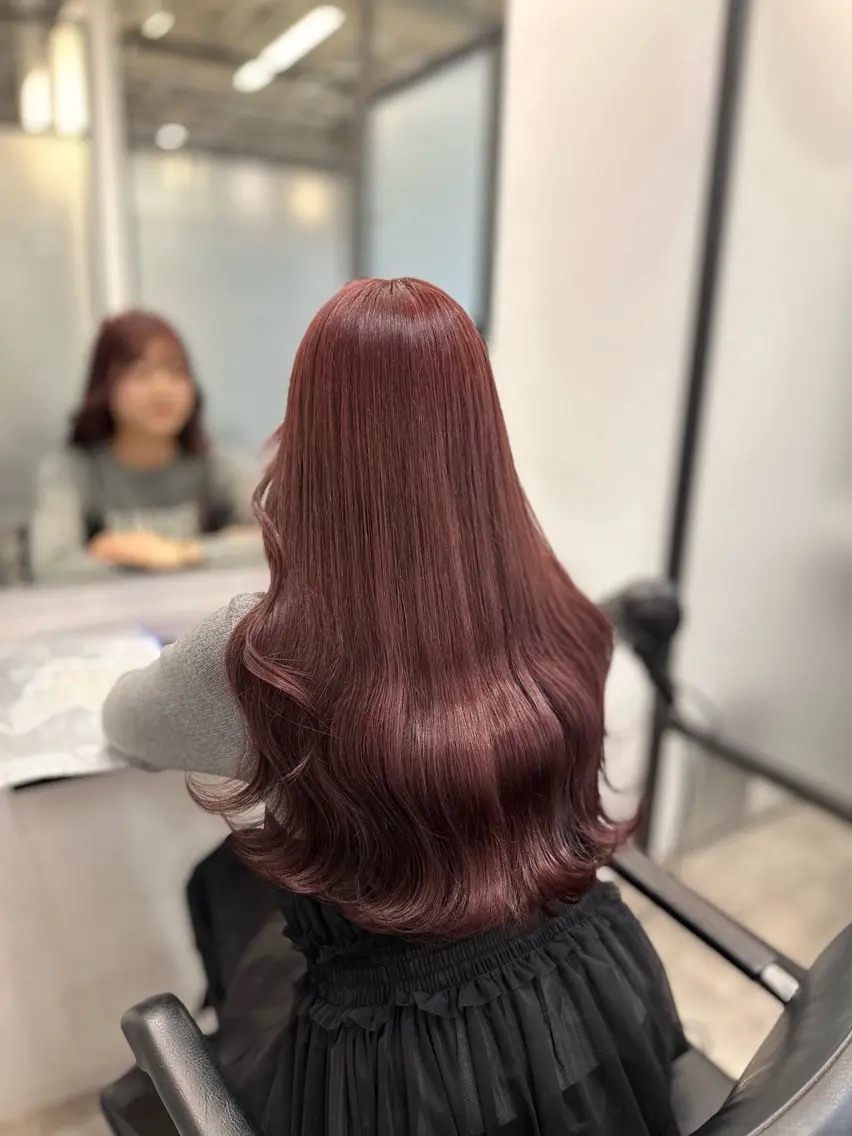 ロング カラー ヘアアレンジ ダブルカラー｜ なおき｜池袋美容師のヘアスタイル