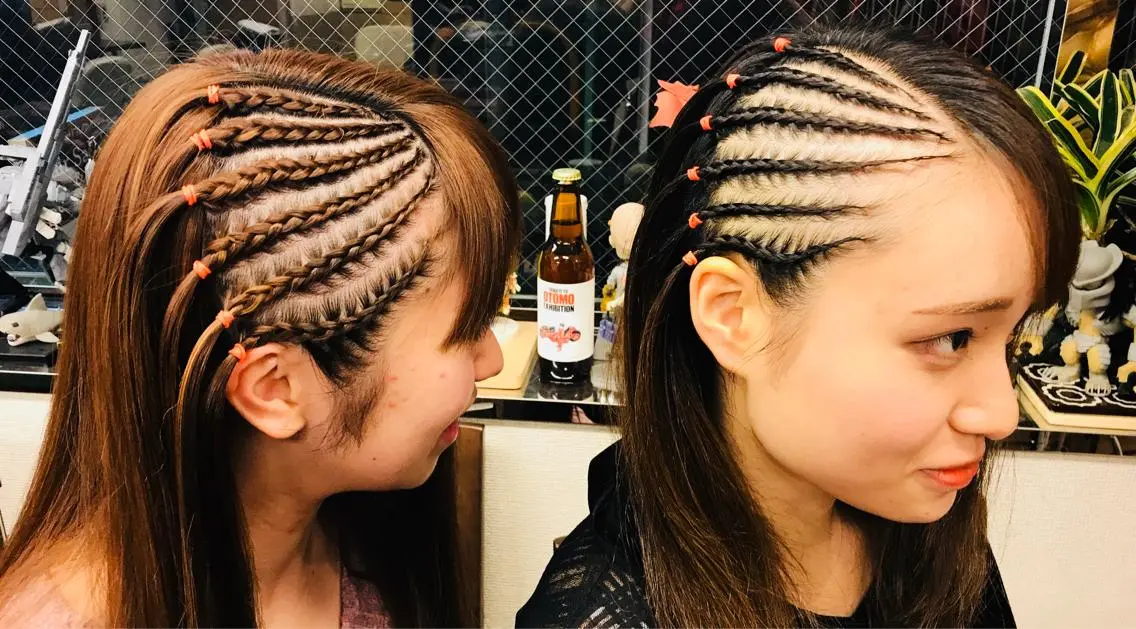 ✨コーンロウ✨ 本田さゃかのヘアスタイル