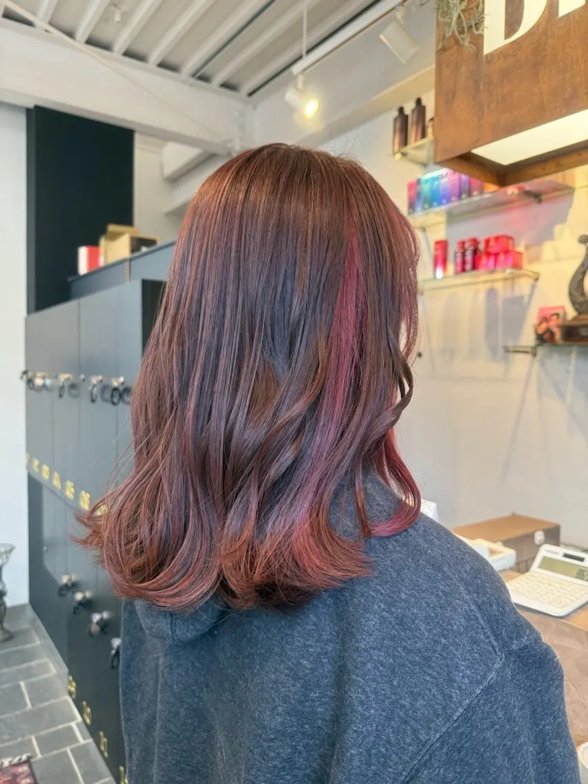 セミロング ヘアカラー 🎀モテ・愛され/透 明感ヘアーせれん🎀のヘアスタイル
