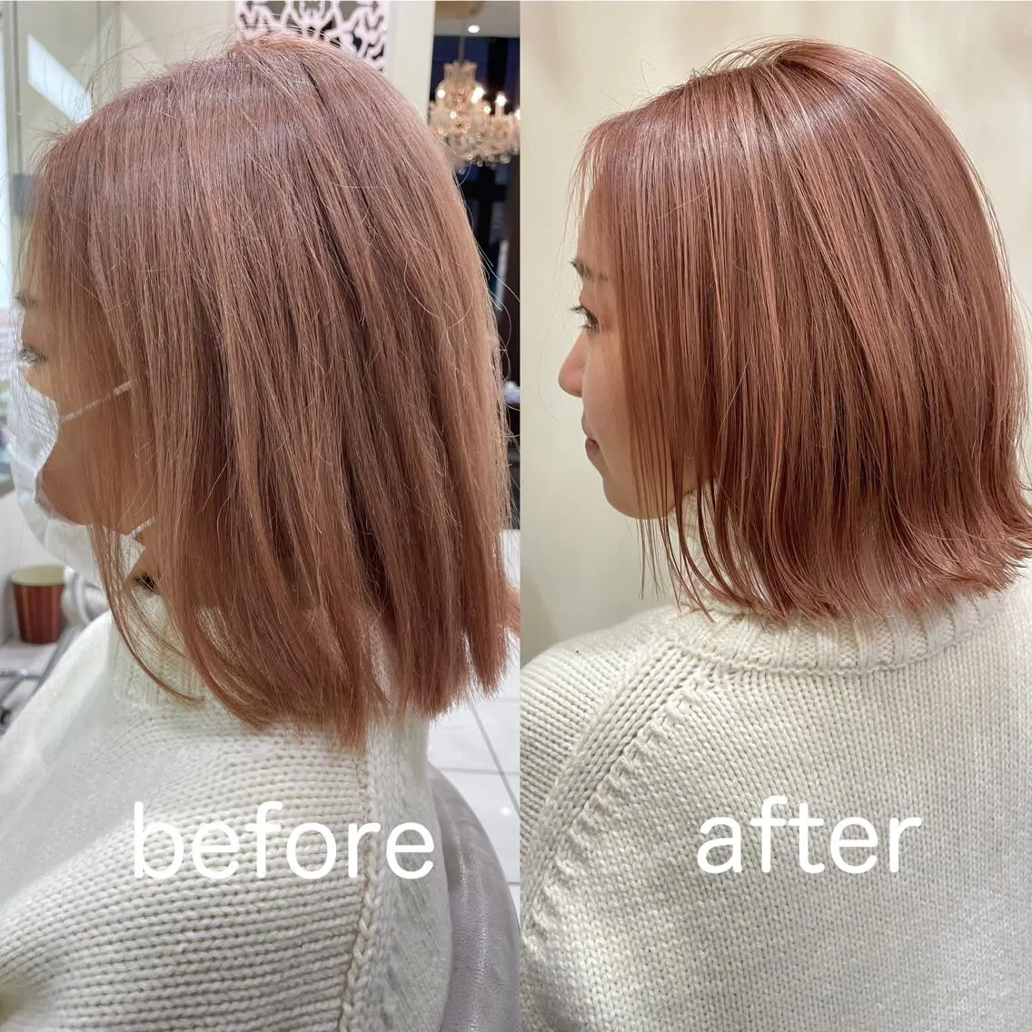 ミディアム カット 安藤 明日翔のヘアスタイル