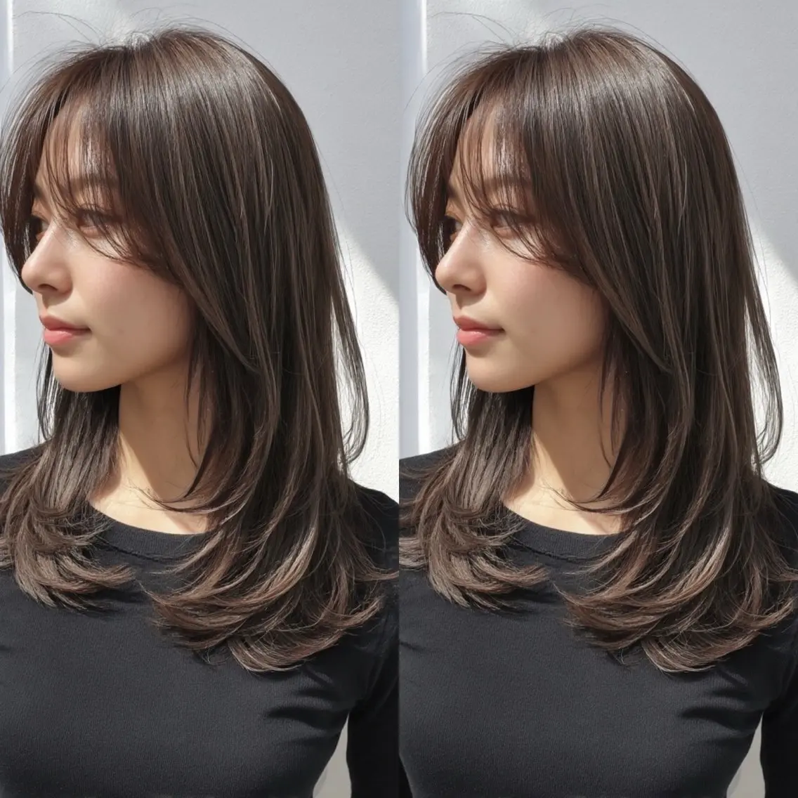 ミディアム レイヤーカット ✨メンズパーマ✨ 沼尾隆一のヘアスタイル