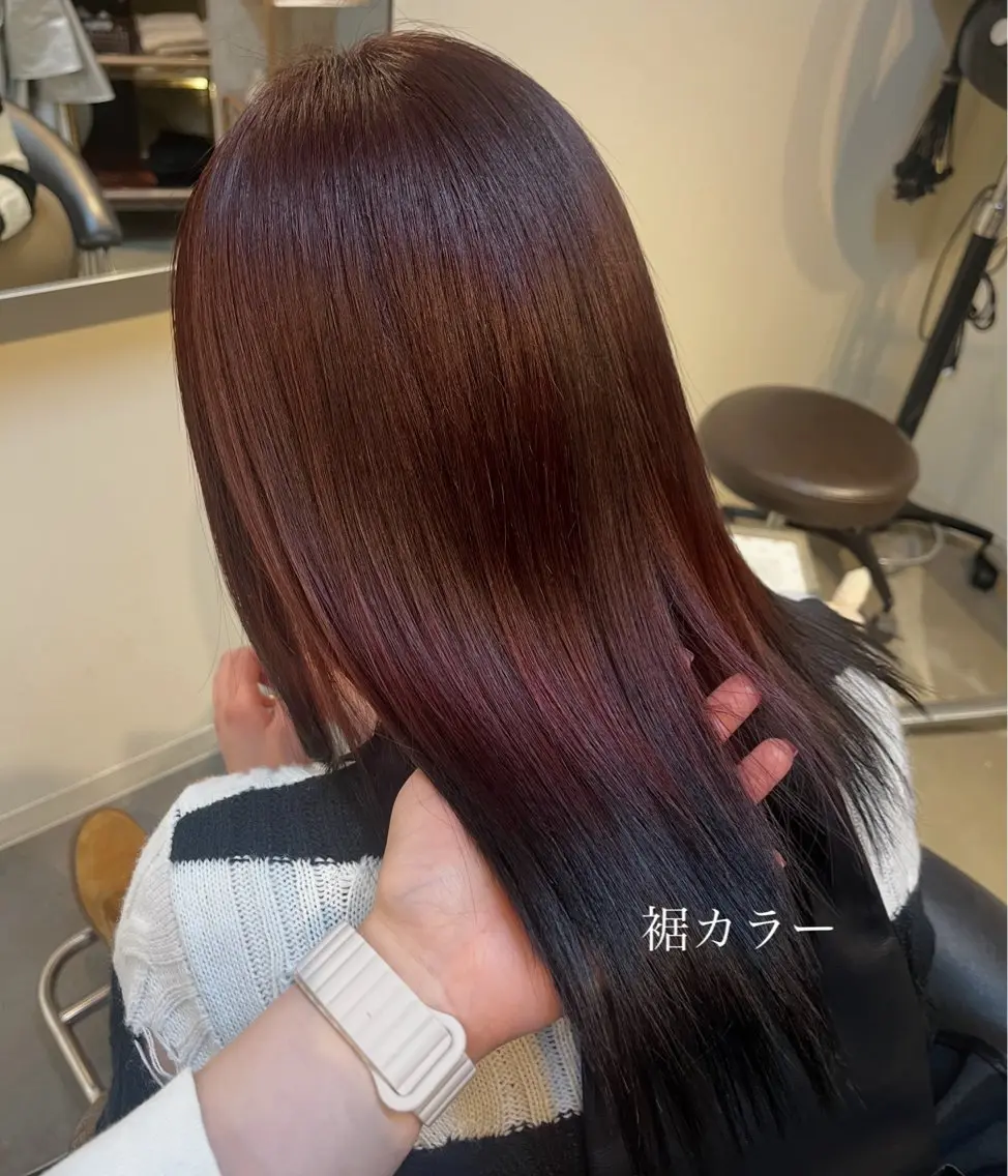 ミディアム ミディアムレイヤー レイヤーカット カット ヘアカラー 円山/透明感カラー/ yurinaのヘアスタイル
