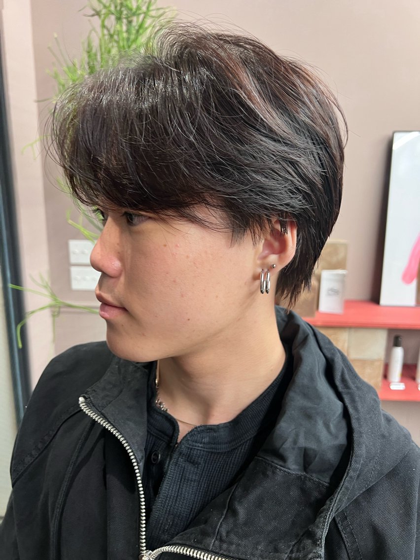 ショート メンズ カット パーマ 小笠原悠斗 /メンズヘアのヘアスタイル