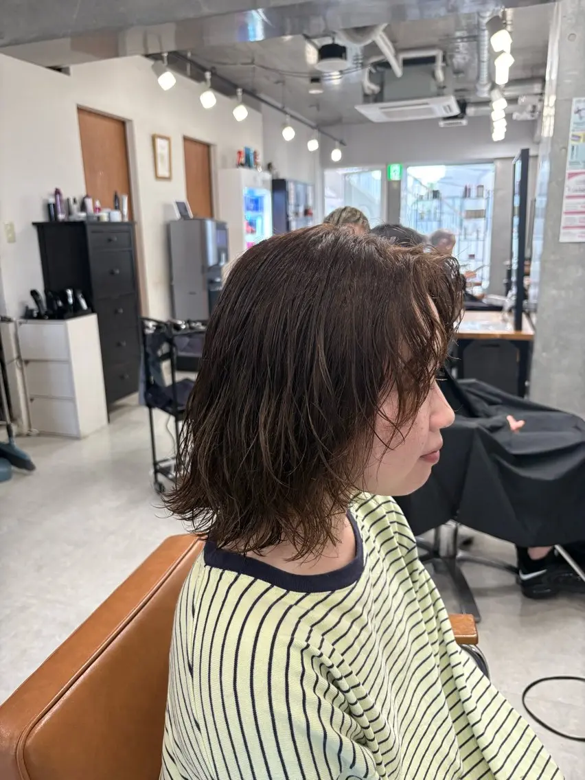 パーマ メンズ メンズパーマ 下北沢メンズパーマ 特化園田 楓莉のヘアスタイル