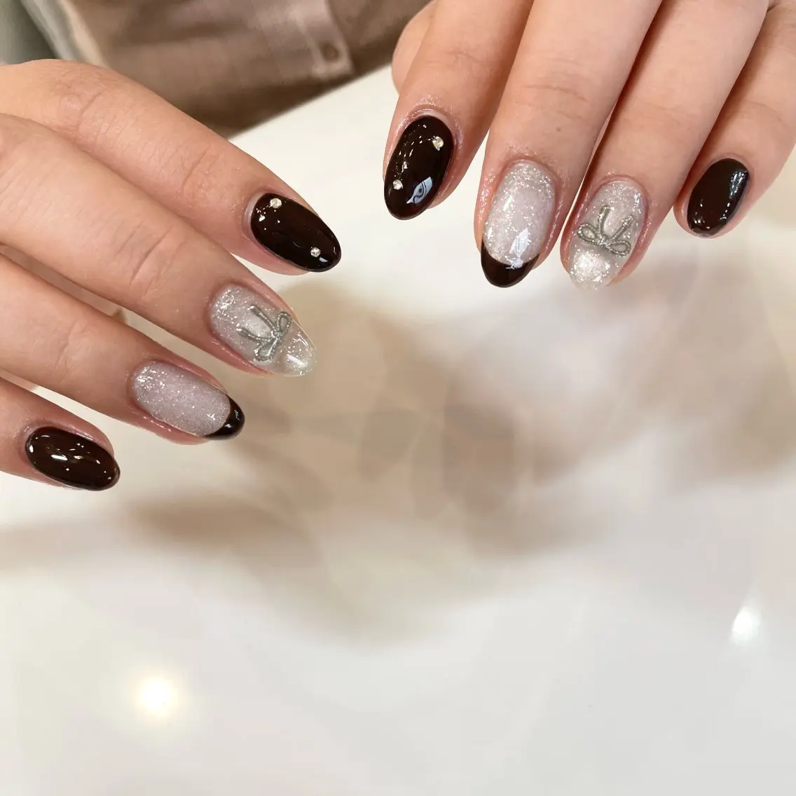 ネイル ブラウン Nail Salon Gummi.のネイルデザイン