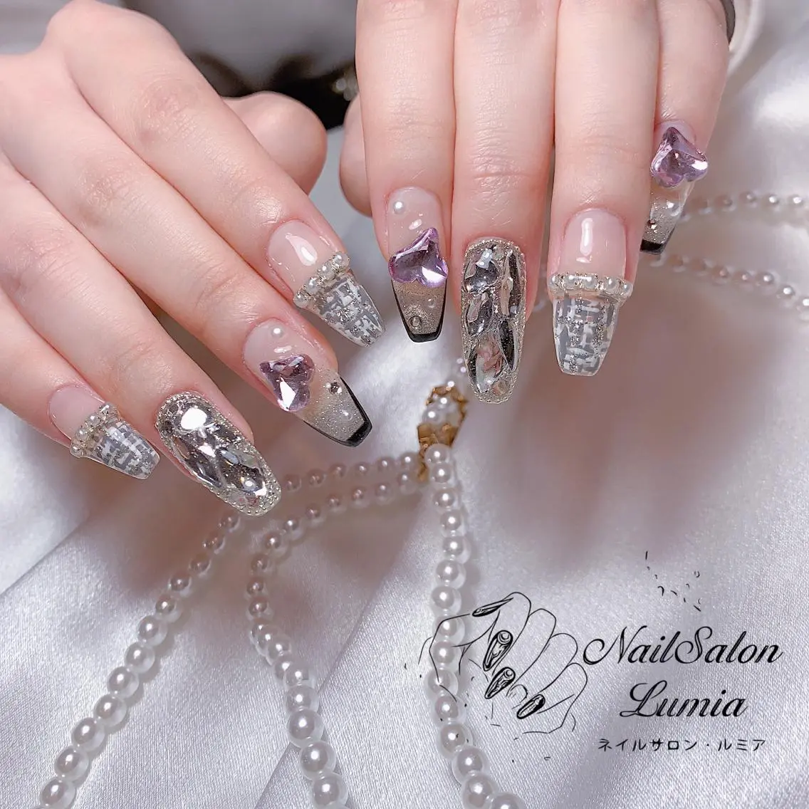 ネイル ハンドネイル ネイルサロン ルミア Lumia 店長施術のネイルデザイン