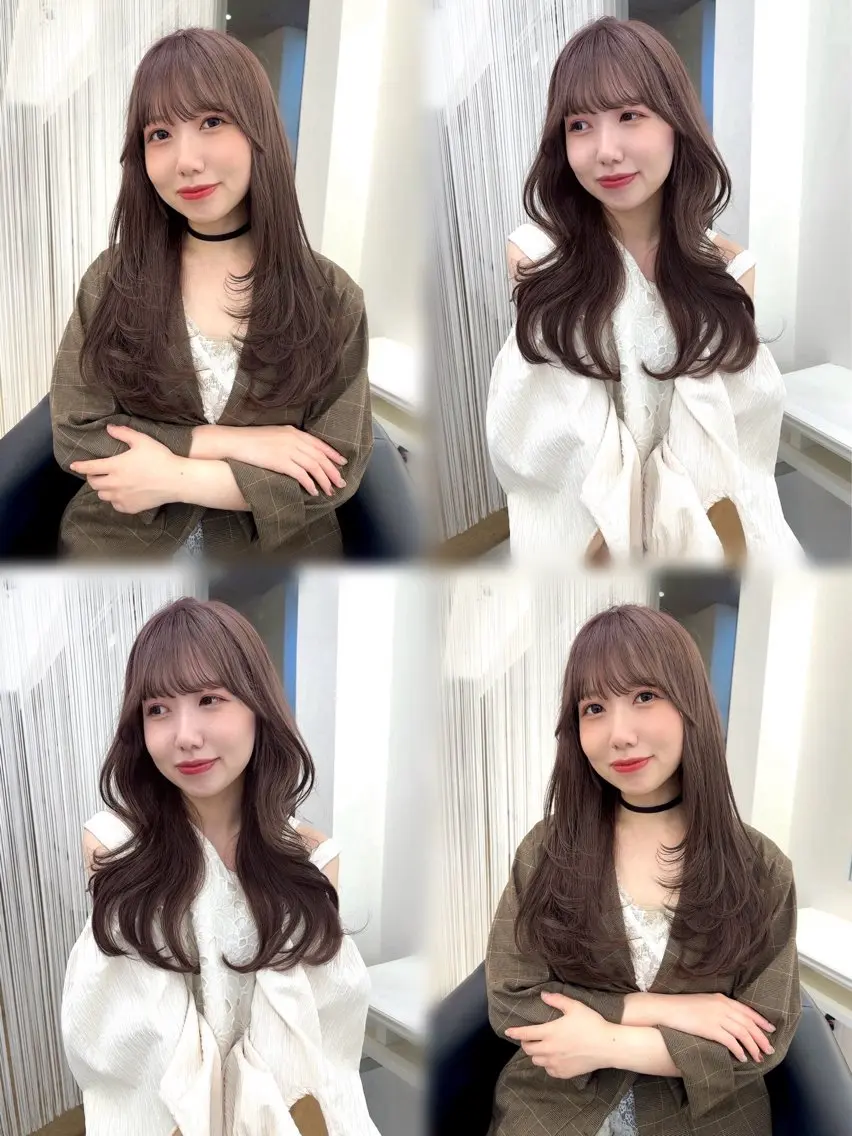 ロング カラー ヘアカラー ♡ParveMix NANO♡のヘアスタイル