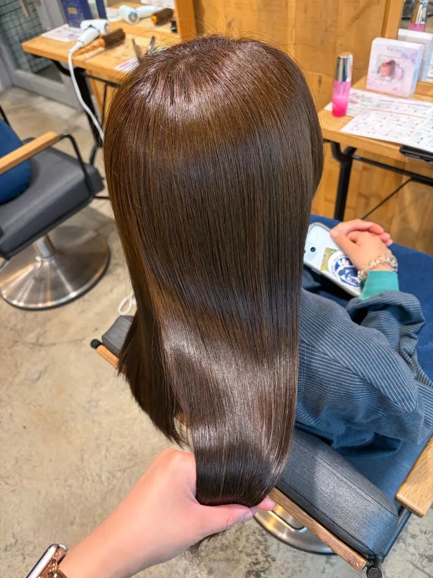 カラー カット 縮毛矯正 赤み消し透明感カラー /レイヤー/rinaのヘアスタイル