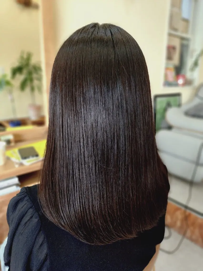 ロング トリートメント 酸性ストレート カット 縮毛矯正 トリートメント ヘッドスパ 美容院・ 小林のヘアスタイル