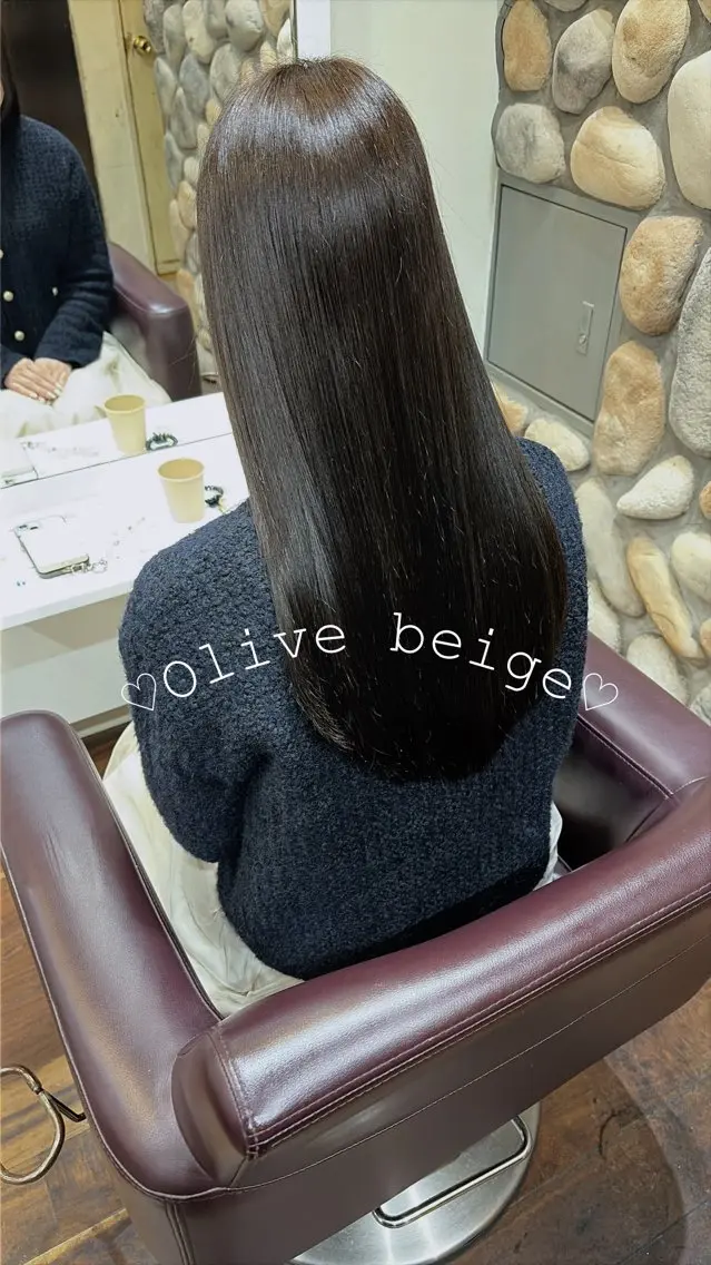 ロング カラー 黒髪 ケアカラー ダブルカラー カット ヘアカラー トリートメント 🍒桜井 優華🍒のヘアスタイル