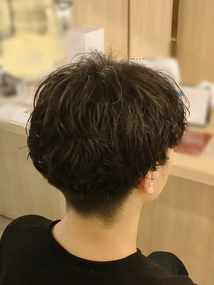 🧚♀️パーマ🧚♀️カット+メンズパーマ ¥12100⇒7000の写真