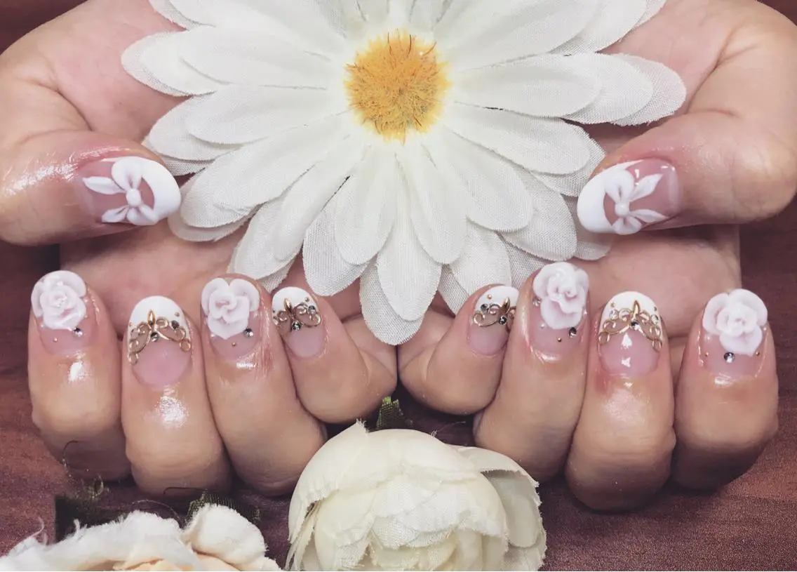 ネイル ブライダルネイル NAIL salon ACEのネイルデザイン