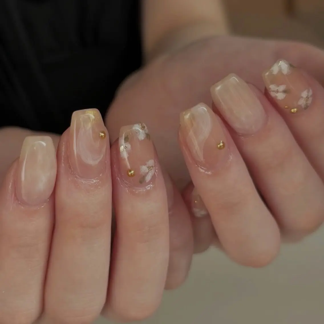 ネイル ニュアンスネイル ショートネイル ハンドネイル nail salon linoのネイルデザイン