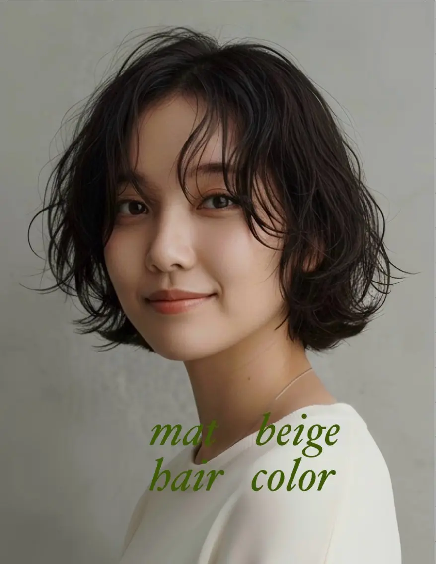 似合わせカット+パーマの写真