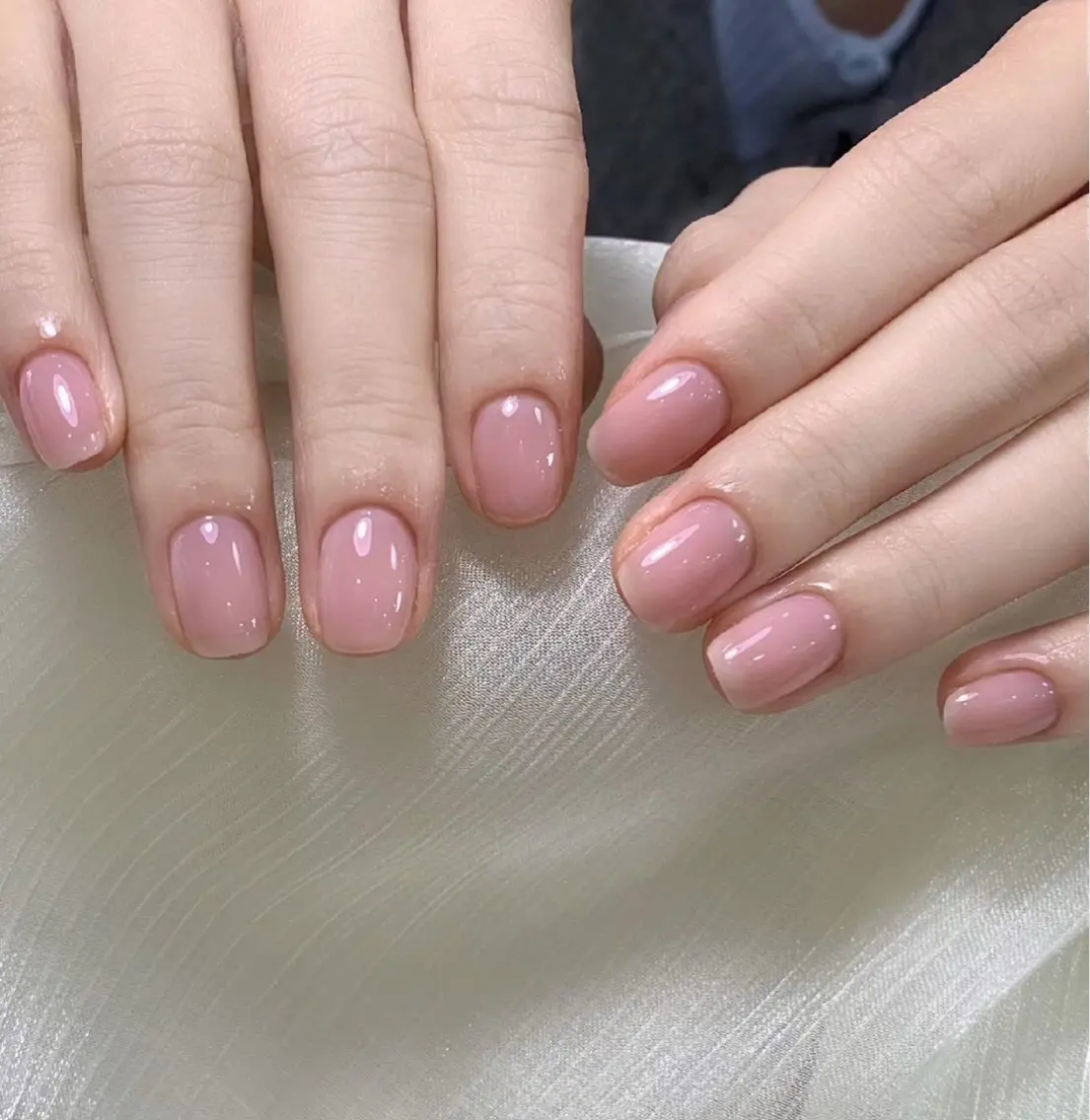 ネイル 長さ出し フレンチネイル グラデーション マグネットネイル マグネットフレンチ ハンドネイル ハンドケア 💕Dreamy KIYO💕のネイルデザイン